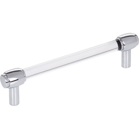 128 Mm Center-to-Center Polished Chrome Carmen Cabinet Bar Pull